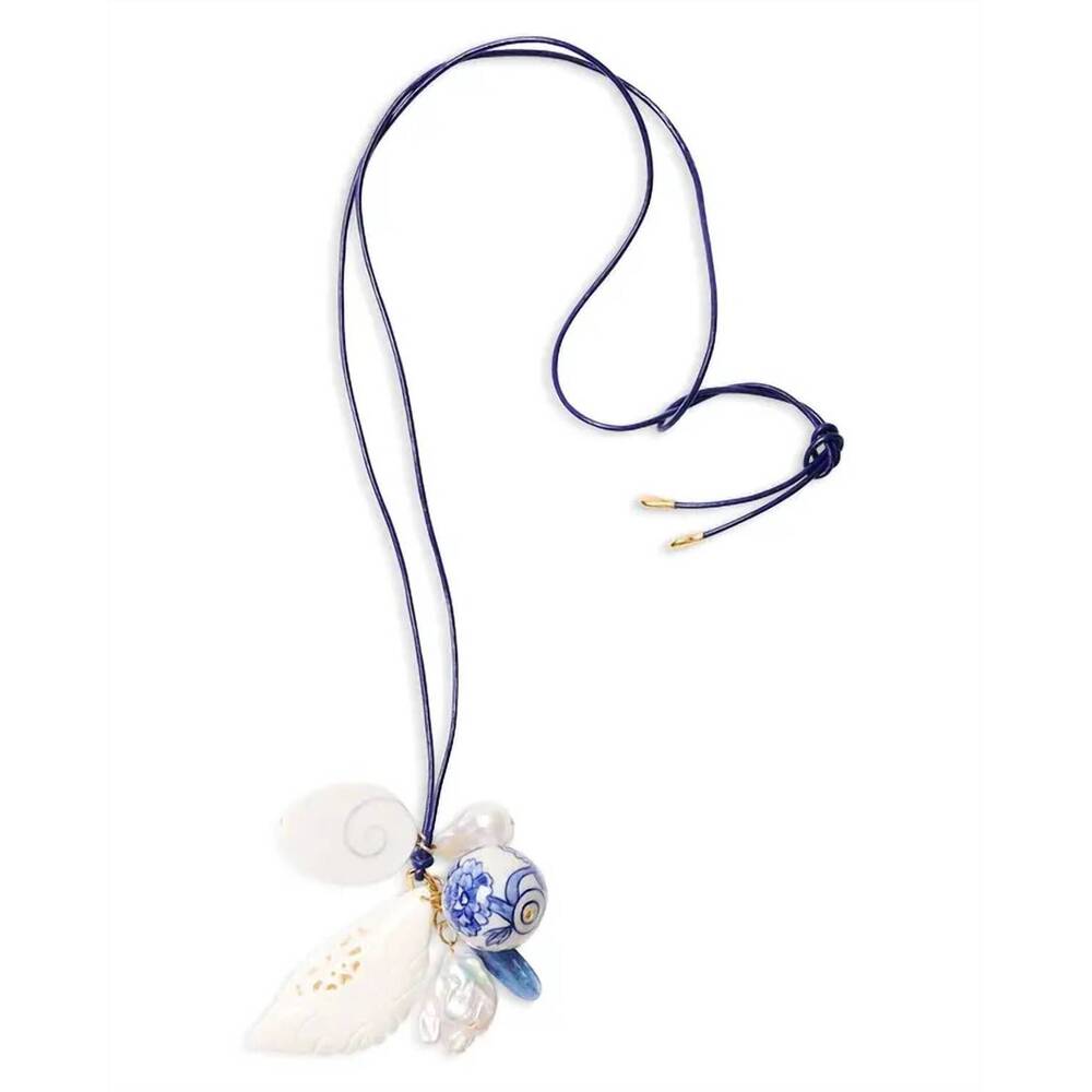 NEW CHAN LUU women's ocean cluster necklace in multi